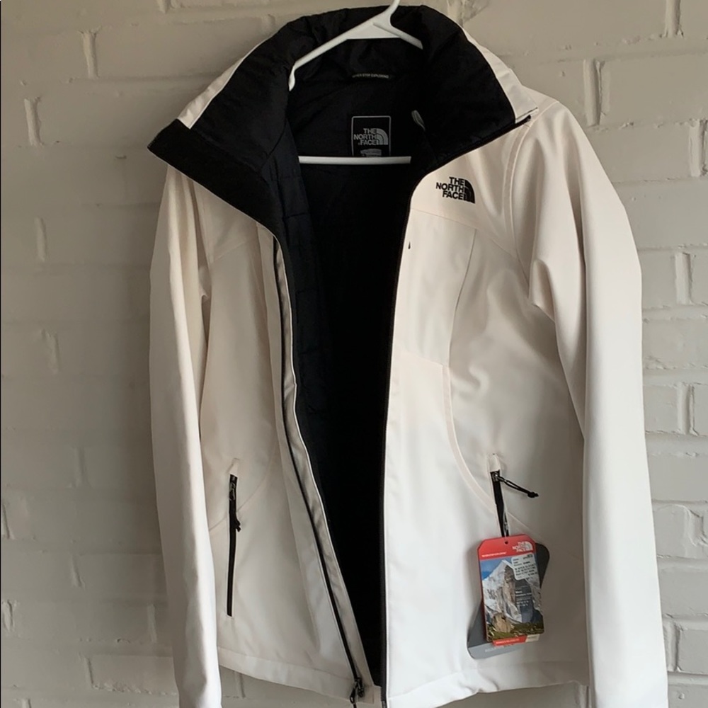 North Face white jacket